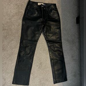 GAP • Genuine Leather Boot Cut Pants